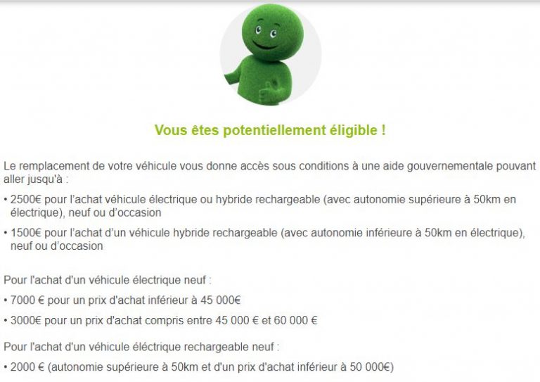Crédit auto Cetelem propose un simulateur de prime à la conversion